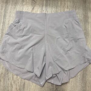 Lululemon🤍 Light Gray Athletic Shorts